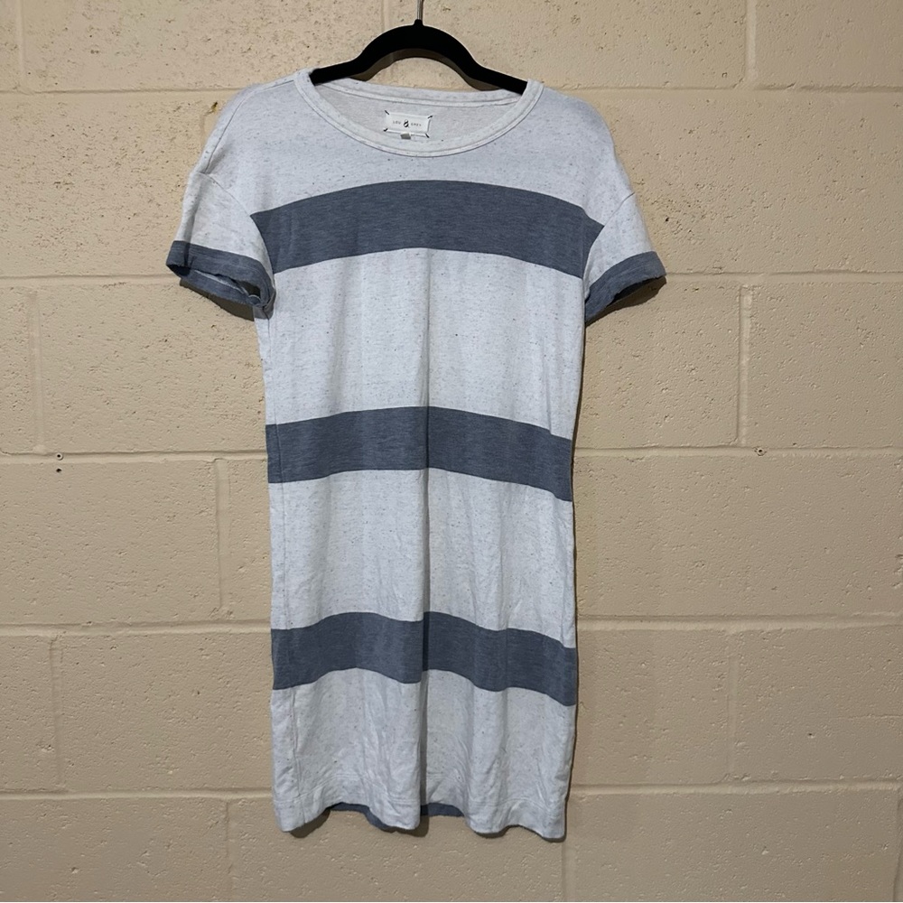 Lou & Grey women’s tshirt dress with stripes‎ size small
